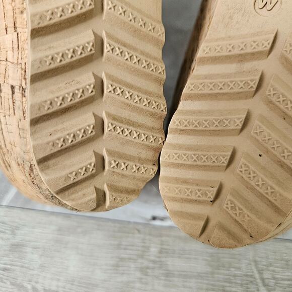 Crocs Women's A-Leigh Brown Leather Wedge Sandal Comfy Strappy Womens Size 11 - Picture 12 of 14